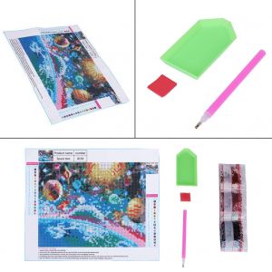 Kit De Broderie En Strass Fait A La Main, Peinture Au Point De Croix, Artisanat Pour Decoration Murale De Maison - Neuf