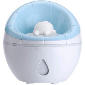 Petit Canapé d'un Humidificateur, d'un Mini-Cool Humidificateur, 350 ml d'Eau de Volume, Un Bouton de Fonctionnement pour la Maison, Bureau et Chambre à coucher (Bleu) - Neuf