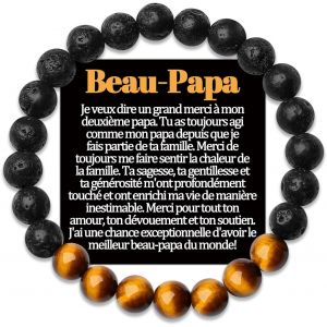 Kal-Frere Bracelet Beau Papa Petit Fils Cadeau Parrain Demande Filleul Tonton Neveu Cousin Papy Arriere Grand Pere P&egrave;re Fr&egrave;re A Mon Homme Copain Veux Tu Etre Mon Parrain Cadeaux Bracelets Bijou Origi - Neuf
