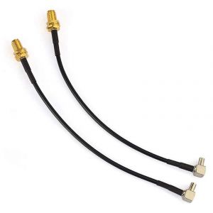 Câble adaptateur SMA femelle vers TS9 mâle pour antenne 4G, 15 cm, compatible avec E5372, E5577, E5786 et E5787, lot de 2 - Neuf