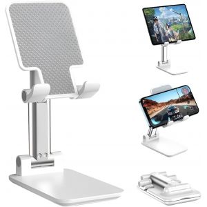 Support T&iquest;&iquest;l&iquest;&iquest;phone, Support Telephone R&iquest;&iquest;glable Pliable Innovant,Support pour T&iquest;&iquest;l&iquest;&iquest;phone Portable de Bureau,Support iPhone Bureau, Support ipad Samsung Mini iPhone Tous Les Smartphones - Neuf