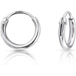 Kal-® Boucle D'oreille Argent - Creoles - Boucles D'oreilles Femme Creole - Anneau Oreille Homme - Créoles Argent 925 - Creole Homme - Bijoux Creole - Épaisseur 1.5 Mm - Diamètre 8 À 80 Mm - Neuf