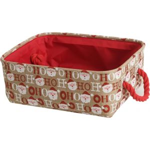 Yemaesre-Boîte De Rangement D'ornement De Noël - Organisateur Pour Décorations De Noël - Panier De Noël Pour Enfants - Paniers Cadeaux Pliables Sans Contenu Avec Poignées (Oh). - Neuf