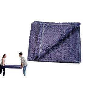 Couvertures de d&eacute;m&eacute;nagement pour l'exp&eacute;dition et la protection des meubles - Bleues, r&eacute;sistantes, r&eacute;utilisables, disponibles en deux tailles - Neuf