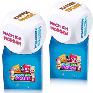 KAL-® Lot De 2 Cubes Anti-Stress - Les Cubes Anti-Stress Colorés Avec 6 Actions Amusantes Pour Soulager Le Stress Sont Le Cadeau Pour Les Collègues, Les Étudiants, Les Amis - Jouet De Bureau - Neuf