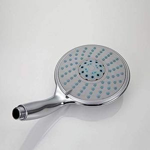 Pommeau de douche &agrave; main rond avec r&eacute;glage de la troisi&egrave;me vitesse, finition chrom&eacute;e, pulv&eacute;risateur - Neuf