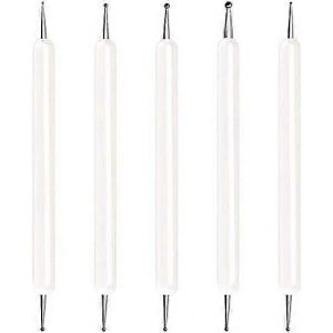 Ensemble D'outils De Gaufrage De 5 Pi&egrave;ces Avec Diff&eacute;rentes Tailles Outil De Tra&ccedil;age Double Face Pour L'artisanat En Argile De Papier De Transfert De Carbone - Neuf