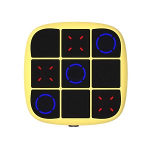 Jeu D'&eacute;checs Portable, Puzzle, Console De Jeu &Eacute;lectrique Portable, Puzzle Pour Enfants, Jouet &Eacute;lectronique, Jeux De Strat&eacute;gie, Jaune-Jaune - Neuf