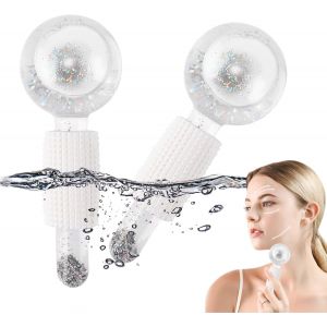 Kalanka-2 Pcs Facial Ice Globes, Appareil Massage Visage,Globes De Glace Massage Visage,Massager Facial,Boules Rafra&icirc;chissantes Pour Raffermir La Peau, R&eacute;duire Les Gonflements, Les Cernes (Blanc) - Neuf
