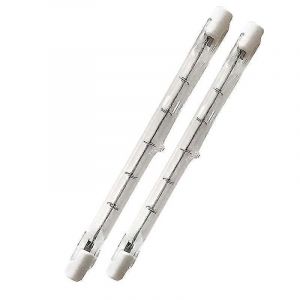2pcs 300w Dimmable R7s Ampoule Halogène Linéaire Projecteur De Sécurité 118mm - Neuf