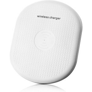 Kal-Qi Chargeur Sans Fil Station De Recharge Pad Chargeur À Induction Pour Iphone X /8/8plus Samsung Galaxy S8/S8 Plus/S7/S7 Edge/S6 Edge/Note 8/Note S6 Blanc Taille Unique - Neuf