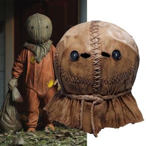 1 Pack de Citrouille Homme Sac en Tissu Harnais de des bonbons ou un sort de Halloween Horreur Accessoires Ne plaisante pas avec Ren TRICK 'R TREAT Costume d'Halloween Décoration - Neuf