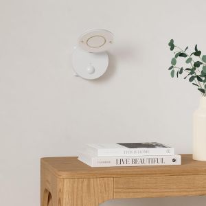 Veilleuse &Agrave; Capteur Led 2636-016 *Nite* En Blanc Avec Fonction Automatique Directe 230v Avec D&eacute;tecteur De Mouvement &Eacute;clairage De S&eacute;curit&eacute;, Lampe &Agrave; Douille, Applique Murale, Lampe D[Vei9272121] - Neuf