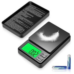 Balance De Poche, 1000 G/0,01 G, Avec &Eacute;cran Lcd, Portable, Compacte, Balance D'or, De Monnaie, De Bijoux, Mini Balance De Cuisine, Balance Num&eacute;rique Multifonctionnelle, Pour Aliments, Bijoux - Neuf