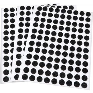 324 X Felt Gliders / Black / Diameter 10 Mm / Round / 1.5 Mm Thick / Self-Adhesive Gliders Of Optimal Quality - Neuf