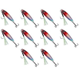 20g X10pcs Longue Distance Plomb Poisson Plaque De Fer Plomb Poisson Rouge - Neuf