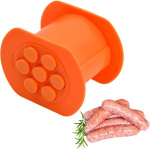 Hot Dog Maker Avec 7 Trous Moule De Fabricant De Hot Dog Moule À Saucisses Presse À Saucisses Gadgets De Cuisine Pour Hamburgers, Biscuits, Croquettes - Neuf