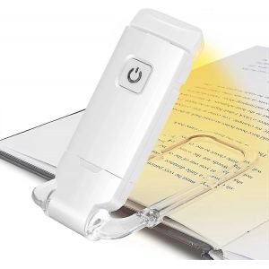 Lampe De Lecture Rechargeable Usb Pour Livres Au Lit La Nuit,3 Modes Led Clip Sur La Lumi&egrave;re Lampe De Livre Pour Enfant,Lampe De Protection Oculaire &Agrave; Intensit&eacute; Variable Pour Eread - Neuf