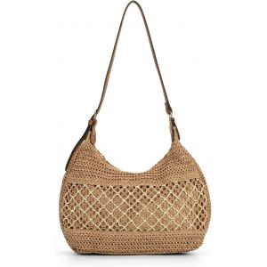 Sac À Bandoulière En Paille Tissée Pour Femmes, Fourre-Tout De Plage Tissé, Sac À Main De Plage Pour Voyage D'Été 2025[H288] - Neuf