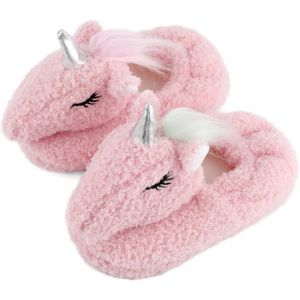 Kalanka-Lacoifa Chausson De Chouette Pour Enfant Garçon Ou Fille Pantoufles Animaux En Tricot D'hiver Antidérapants - Neuf