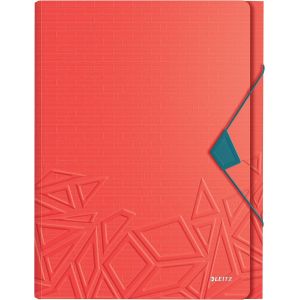 Classeur M&eacute;nager Avec 5 Compartiments, Fermeture Elastique, Capacit&eacute; 250 Feuilles, Vert, Urban Chic, 39970050 - Neuf