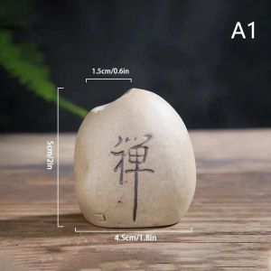 Mini Vase &Agrave; Fleurs En C&eacute;ramique Imitation Pierre,D&eacute;cor Hydroponique,Style Chinois Vermont,D&eacute;coration De Maison Et Bureau.A1 - Neuf