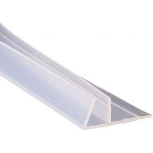 Joint de Porte de Bain Paroi de Douche Joint de Fenêtre Incurvé Forme Droite ou Caoutchouc Verre Bas Météo 8mm 78"" F Forme Écart 0 à 20 mm - Neuf