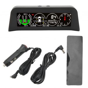 Systeme de surveillance de la pression des pneus TPMS, affichage HUD GPS OBD multifonctionnel pour voiture, inclinometre, compteur de pente, compteur de vitesse numerique - Neuf