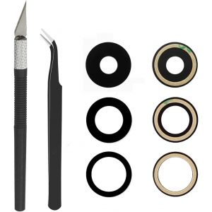 KAL-Lentille De Rechange D'Origine Pour Caméra Arrière Iphone 14 Pro Et Iphone 14 Pro Max Avec Adhésif Pré-Installé Et Kit D'Outils De Réparation - Neuf