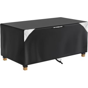 Housse Salon De Jardin Housse De Meubles De Jardin Avec Grilles D'a&eacute;ration Et Zip B&acirc;che Table De Jardin Exterieur 210d Oxford Couverture De Jardin Pour Table 150 Cm X 150 Cm X 75 Cm - Neuf