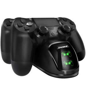 Chargeur De Manette Sans Fil-Station De Charge Led Pour Ps4 De - Neuf