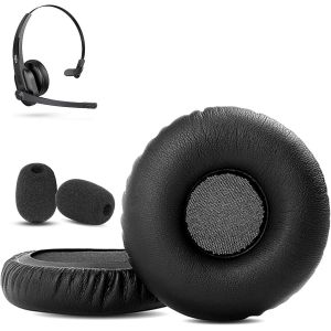KAL-Prime Coussinets De Remplacement Compatible Avec Taotronics Tt-Bh041 Bluetooth Wireless Mono Headphones Coussinets D'Oreille (Cuir Protéiné/Mousse À Mémoire De Forme) - Neuf