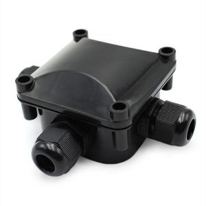 Boîte de jonction 3 voies, connecteur étanche IP68, boîte de jonction électrique extérieure noire (5 pièces) 68 mm - Neuf