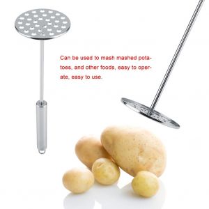 Hjlian Presse-Puree En Acier Inoxydable Avec Poignee Pour Fruits Et Pommes De Terre, Kit D'outils Neuf - Neuf