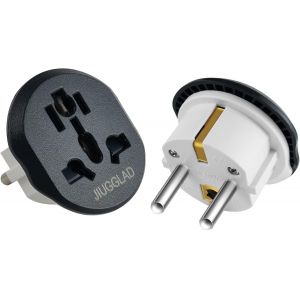 JGD-2 Pi&egrave;ces Adaptateur Prise Anglaise vers France, Adaptateur Prise Universelle, Adaptateur Prise USA vers France, Adaptateur Universel pour UK,USA,Chine,la Suisse ect - Neuf