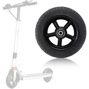 Pneus De Scooter &Eacute;lectrique De 8 Pouces, Roue Avant Compl&egrave;te 200 &times; 50, Roues De Remplacement Pour Scooters, Pneus En Caoutchouc Plein De Scooter &Eacute;lectrique Avec Moyeu, Antid&eacute;rapants, Antichoc - Neuf
