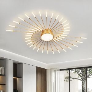 Ulteronixshop-Plafonnier Led Moderne Salon, Creative Design &Eacute;clairage Lampe Plafond, Lampe Pour Salon, Chambre, Salle &Agrave; Manger, Cuisine, Lumi&egrave;re Neutre 4000k - Neuf