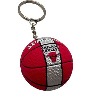 Kal-Balle Porte-Cl&eacute;s Compatible Avec Nba Bulls Couleur Rouge Fuschia Et Argent Basket Gadgets Accessoires Id&eacute;e Cadeau Homme Femme Enfant Pendentif Cr&eacute;atif 3d, Rouge, Taille Unique - Neuf