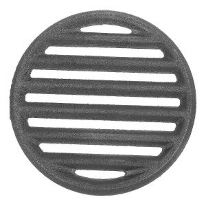 Grille De Foyer Ronde En Fonte Pour Barbecue, Plaque De Charbon De Bois Haute Temp&eacute;rature, Pi&egrave;ce De Rechange Pour Barbecue Ext&eacute;rieur - Neuf