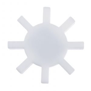 1Pc agitateur magn&eacute;tique m&eacute;langeur barres d'agitation barres d'agitation blanc engrenages octogonaux - Neuf