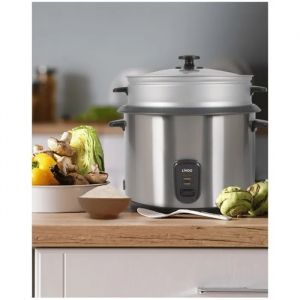 Cuiseur &agrave; riz - LIVOO - 2,8 L 1000 W - Inox - Panier vapeur - Maintien au chaud - Neuf