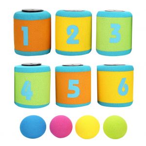 Jeu De Jardinage Amusant Pour Enfants?: Petites Balles A Jeter Et A Empiler Dans Des Boites De Conserve - Neuf