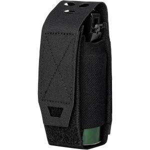 Support Molle Pour Lampe De Poche Pochette &Agrave; Chargeur Pochettes Tactiques Flashbang Pochettes D'outils Portables Multi-Usages 500d Nylon (Black) - Neuf