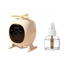 Hjlian Diffuseur D'aromes A Affichage Numerique, Lame Rotative Silencieuse, Forme Mignonne Pour Voiture, Maison, Voyage, Bureau - Neuf
