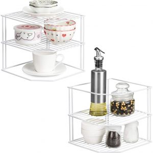 Tianyi-Assiette &Agrave; Vaisselle, Organisateur D'&eacute;tag&egrave;re De Rangement &Agrave; 3 Niveaux Pour Armoire De Cuisine, &Eacute;gouttoir &Agrave; Assiettes &Agrave; Vaisselle (Paquet De 2) - Neuf