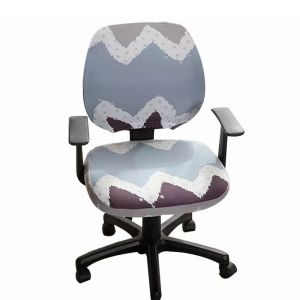 Housse de chaise extensible pour chaises de bureau et de gaming, lavable en machine, protection &eacute;lastique - Neuf