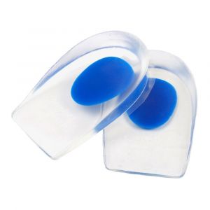 Semelles Orthop&eacute;diques En Gel De Silicone Pour Talonnettes En &Eacute;peron Calcan&eacute;en (4 Pi&egrave;ces) - Pour Tendinite Du Tendon D'achille (Femme/Homme) - Pointures 40 &Agrave; 45 - Neuf