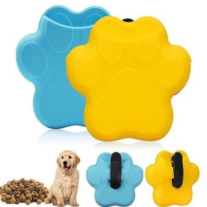 Pochette &Agrave; Friandises Portable En Silicone Pour Chien Avec Clip &iquest; Lot De 2, Sac De Dressage &Eacute;tanche Pour Un Acc&egrave;s Facile Et Un Transport Pratique - Neuf