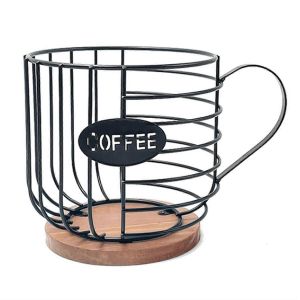 Porte-dosette de café Panier de dosette de café Boîte de café en fil B - Neuf