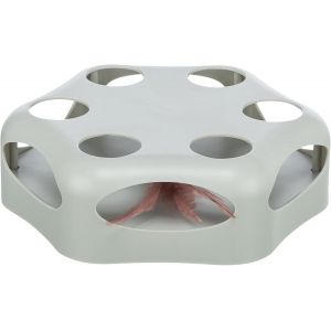 Letnerny-46007 Plume Tournante, Kunststoff, Ø 22 Cm, Gris - Neuf
